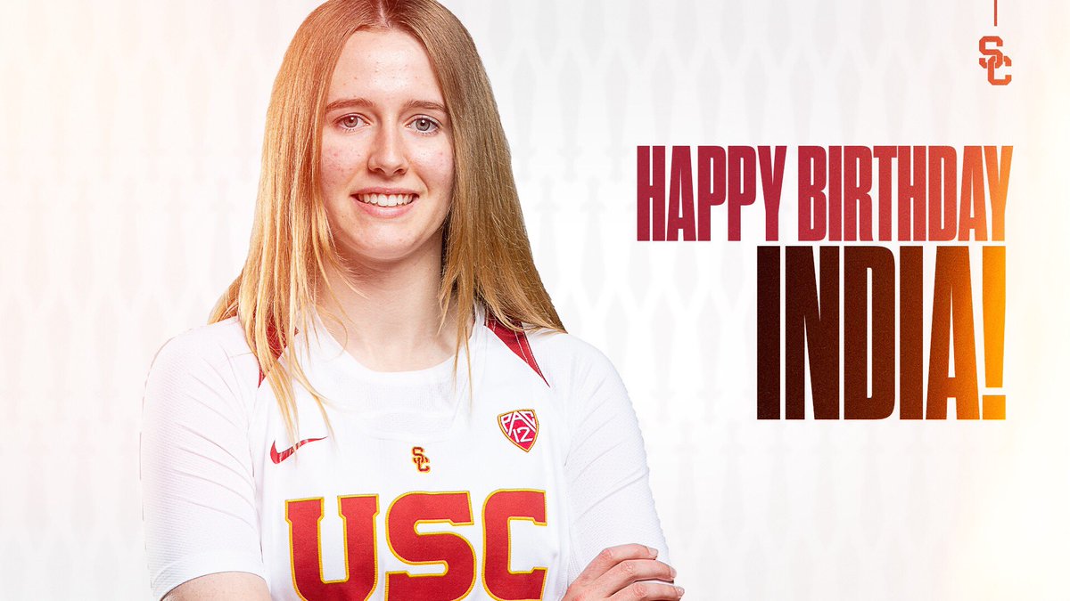 USCWBB's tweet photo. Happy Birthday @IndiaOtto ! We hope it’s a good one 🎊🎉✌️

#FightOn | #FinishTheFight https://t.co/ifmxZtaytB
