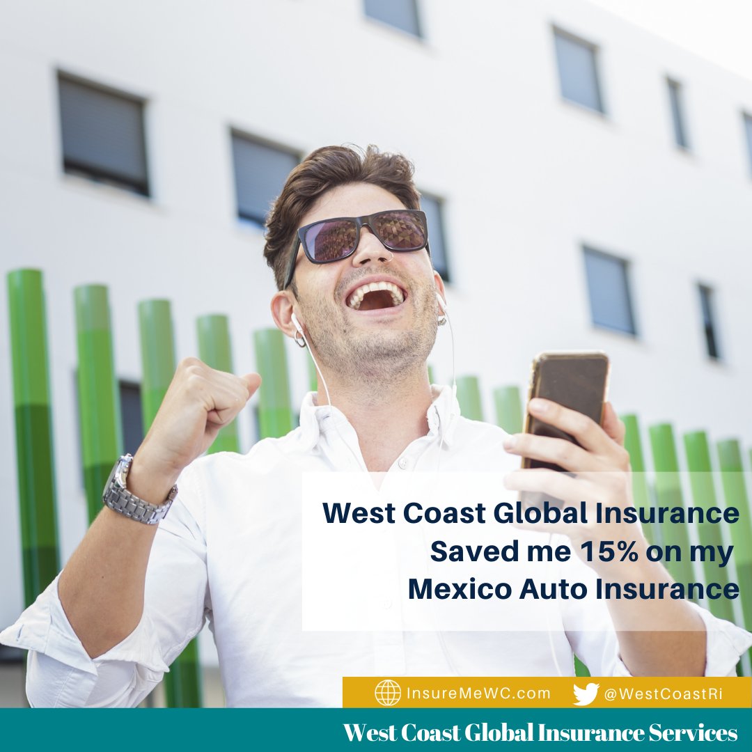 WestCoastRi's tweet image. Visit West Coast Global Insurance Services for your Mexico Auto Insurance needs now! (link in bio!)

#WestCoastGlobalInsurance #Mexico #MexicoAutoInsurance