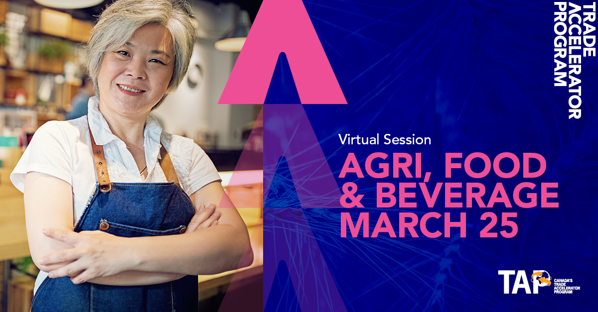 WTC_TO's tweet photo. Agri, food and beverage #SMEs: be a part of our upcoming (virtual) cohort and receive hands-on support from leading Canadian export advisors in the development of your export plan.

Learn more at https://t.co/PH5Lw6WLNv
#AccelerateYourGrowth #TAPCanada https://t.co/joinOuZhno