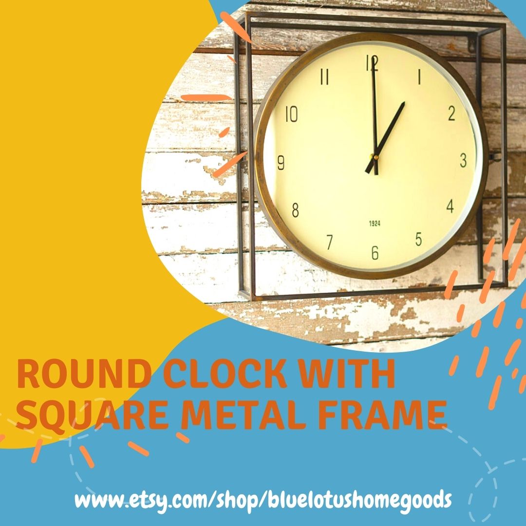 ahem_ahem's tweet image. This clock🕒 features a very refined character that will brighten up your minimalist style. Shop 👉  etsy.com/shop/bluelotus… 
.
.
.
#clock #classicclock #roundclock #vintageclock #largeclock #livingroomdecor #minimalist #officedecor #homedecor #homeaccents #bluelotushomegoods