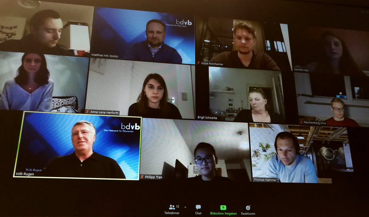 bdvb_ev's tweet image. In eigener Sache: Wir freuen uns auf die ersten Projekte unserer Hochschulgruppe Frankfurt, die heute gegründet wurde, und heißen ihre Mitglieder 💙-lich willkommen im #bdvb #DasNetzwerkfürÖkonomen