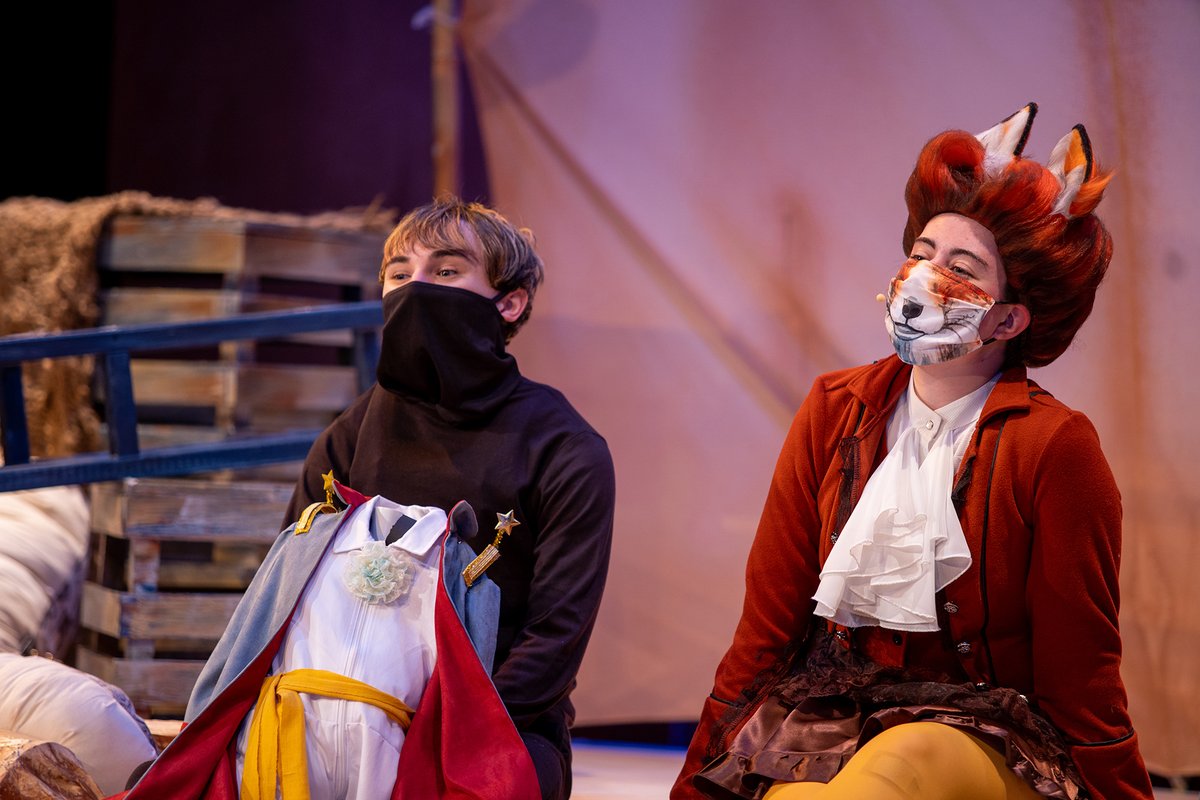 cmuniv's tweet photo. 👑🧑Reminder! CMU's Little Theater Presents "The Little Prince" tomorrow. Due to COVID-19 there is limited seating available. Thurs. Mar. 11 at 12:45PM, there is also a Livestream link for those who cannot make it in person: https://t.co/CaIp6SePWZ #centralmethodist https://t.co/iKGCdubgfM
