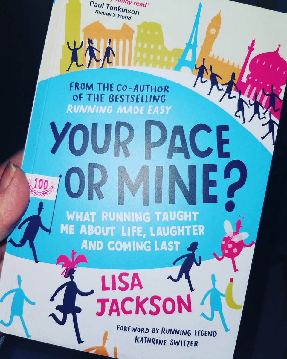 Just started reading this. Loving it so far. Any running books anyone can recommend just let me know 😊

#yourpaceormine #running #runningbooks