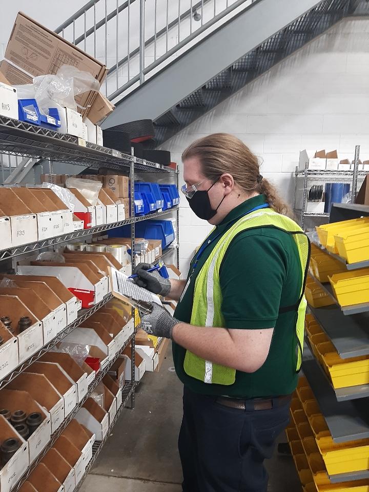 Did you know that we offer Cooperative Work Experiences for qualifying students who are at least halfway through their programs? Pictured is Administrative Office student Chase Simmons who is working full-time at Gastite here in Portland. Congratulations Chase!