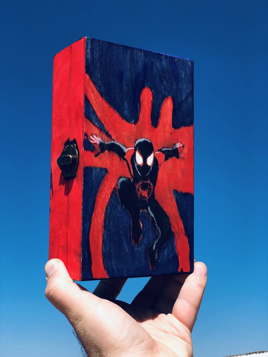 abebrauner's tweet image. Spiderman - box art - markers