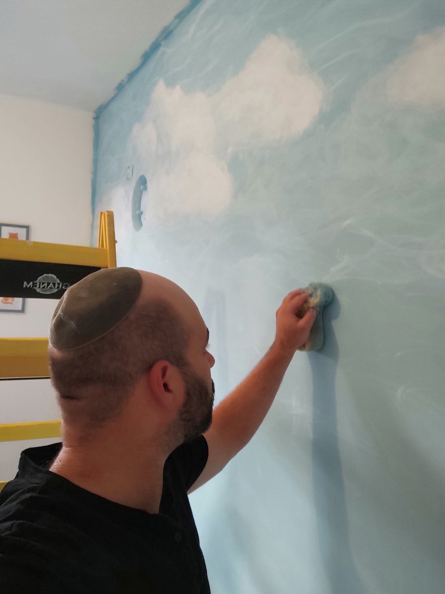 abebrauner's tweet image. Hot air balloon - wall mural - acrylic