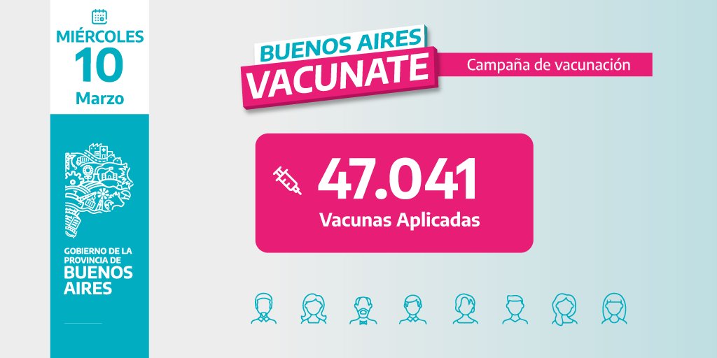 Mientras siguen las operaciones, en la Provincia de Buenos Aires seguimos vacunando, vacunando y vacunando.

#BuenosAiresVacunate