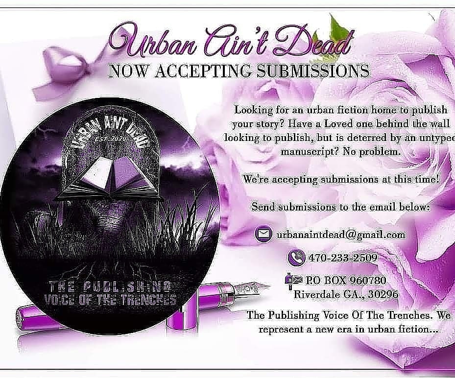 NaturallyPYNK's tweet photo. @urbanaintdead is officially accepting urban book submissions. Wanna be apart of a winning team? Hit them up. They're building a phenomenal roster of authors, a brand that represents a new era in Urban Fiction. 
#TheFutureOfUrbanFiction #urbanfiction https://t.co/m5Mh8Bw1E2 https://t.co/uy2Dgav4ZA