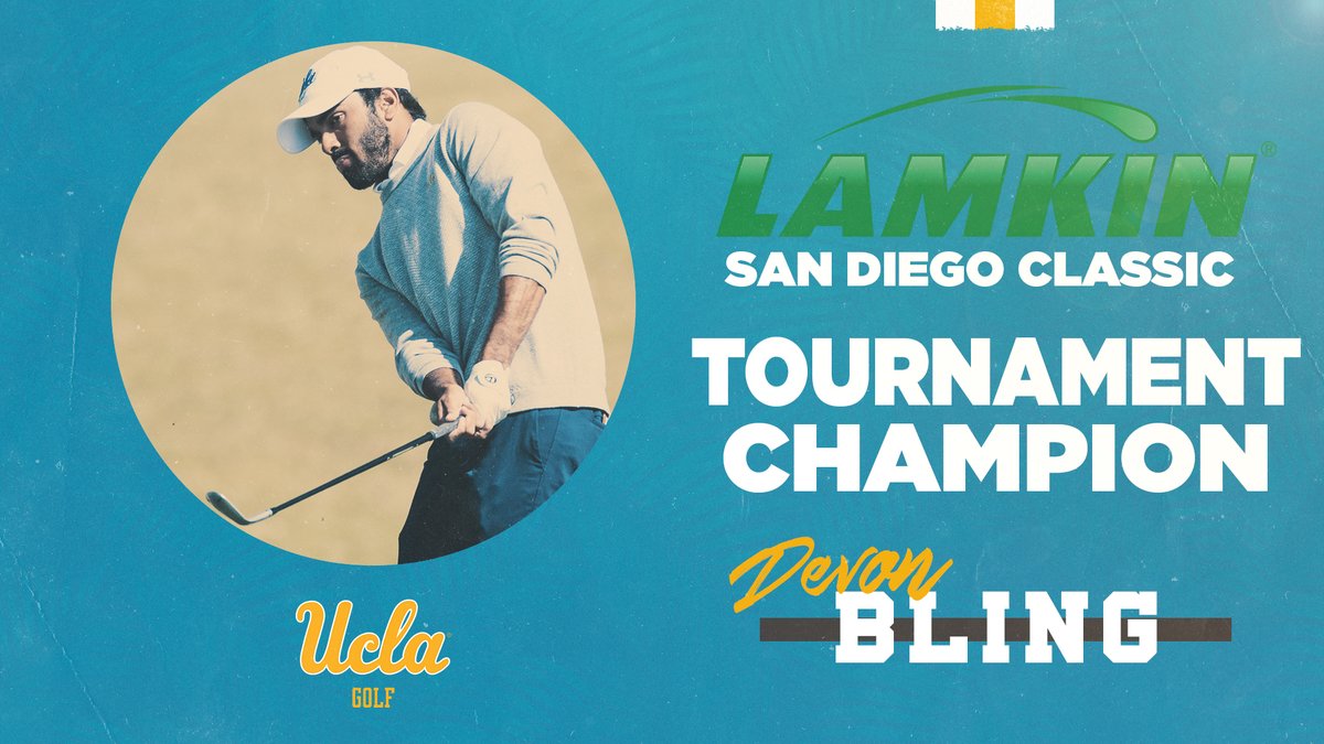 YOUR LAMKIN SAN DIEGO CLASSIC CHAMPION!

Congratulations to <a href="/dbling65/">Devon Bling</a> on his individual title, and the Bruins on their team title!!

#GoBruins