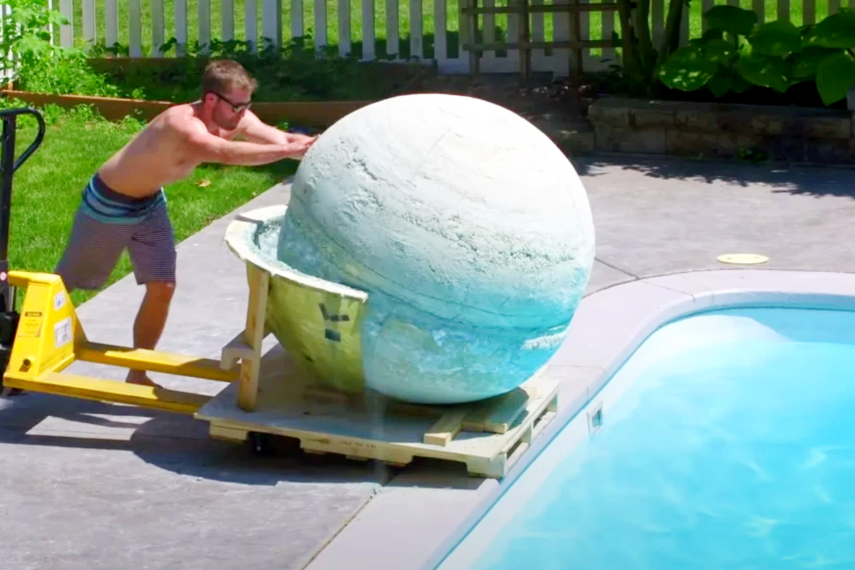 a.maternityweek.com/g/giant-bath-b… A man rolled a giant bath bomb into a pool and the results were not expected
