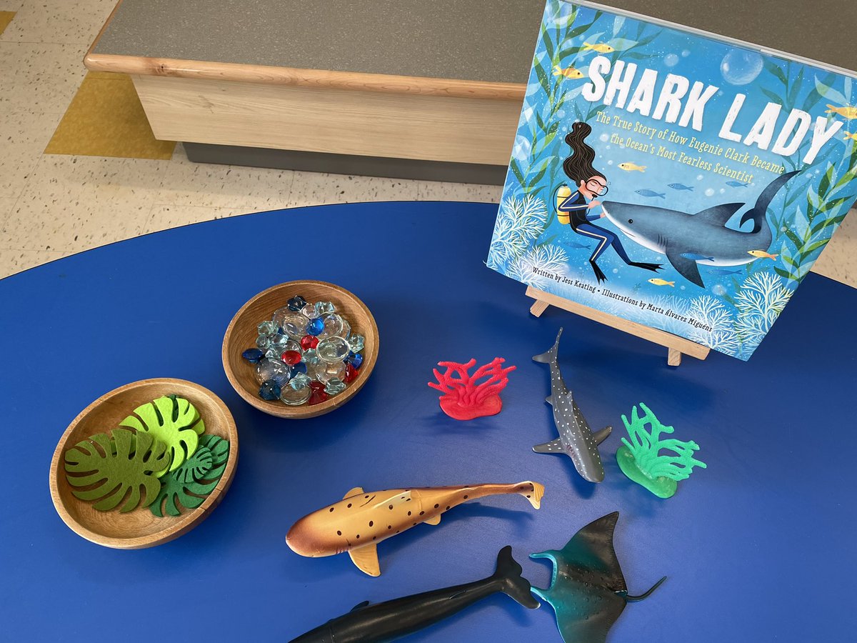 mslupoteaches's tweet photo. We read โShark Ladyโ for #InternationalWomensDay! This small world play was a fun way for our kiddos to engage with this awesome text! #gandyfdk @GandyHappenings ๐ฆ ๐ง https://t.co/SRK6nCEWIS