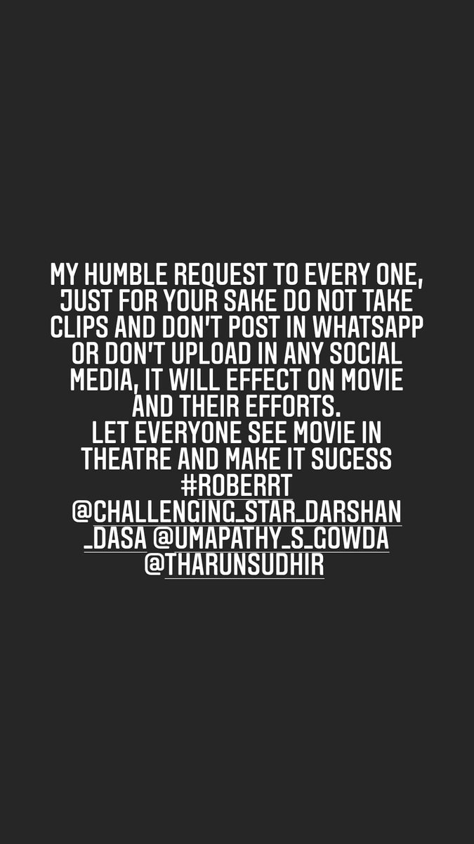 RohithShivaram's tweet photo. @dasadarshan @TharunSudhir @StarAshaBhat @UmapathyFilms https://t.co/QMu52zX1Sp