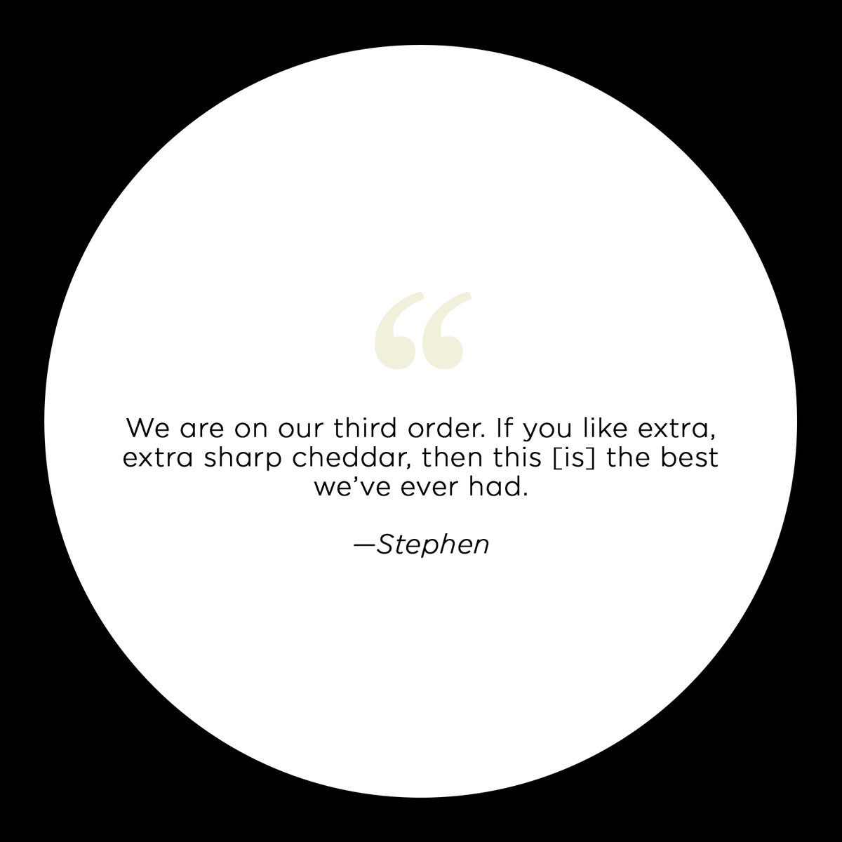 What Stephen said. Get yours thebigcheese.com #cheese