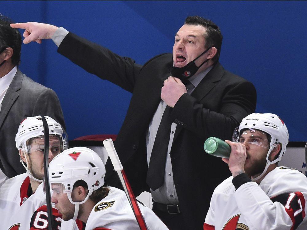 GARRIOCH Coaching 100th game, D.J. Smith confident Senators heading the right way