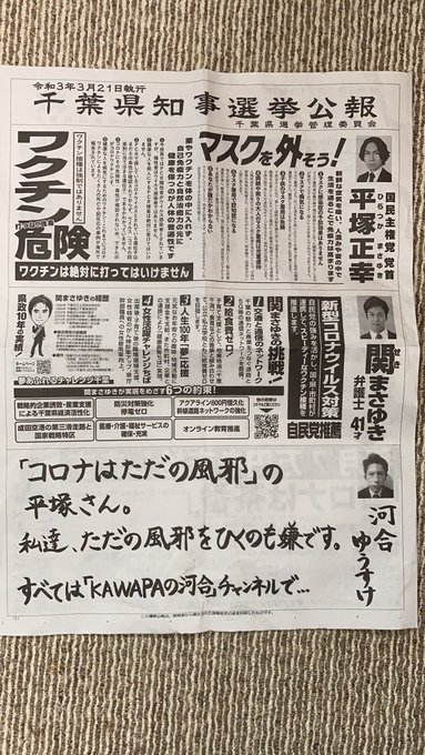 政見放送 千葉県知事選 公開プロポーズする後藤輝樹 コロナは風邪とピエロなどメンツがヤバすぎる 選挙行く まとめダネ
