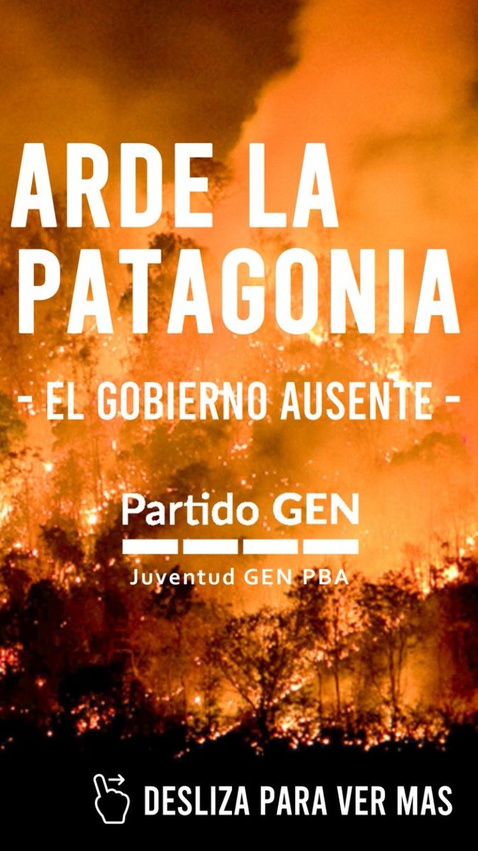 jgenbuenosaires's tweet photo. LA PATAGONIA ARDE Y EL GOBIERNO AUSENTE🔥

#SalvemosLaPatagonia 

Los incendios han avanzado de manera implacable. Se reportan 12 personas desaparecidas e incontables pobladores evacuados, sin considerar la pérdida irreparable de bosques milenarios y fauna autóctona https://t.co/KNDpxpg8hG