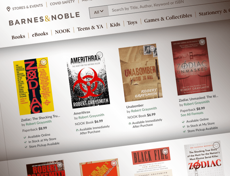 MonkeysPawPub's tweet photo. For those of you that prefer getting your eBooks from B&amp;N – Thank you all for your patience. "UNABOMBER" &amp; "AMERITHRAX" are finally available for Nook at Barnes &amp; Noble!

https://t.co/SJeKMF4v88
https://t.co/2Ylng1Uwzd

#robertgraysmith #unabomber #amerithrax #nook #monkeyspawpub https://t.co/rqRjI2S3HU