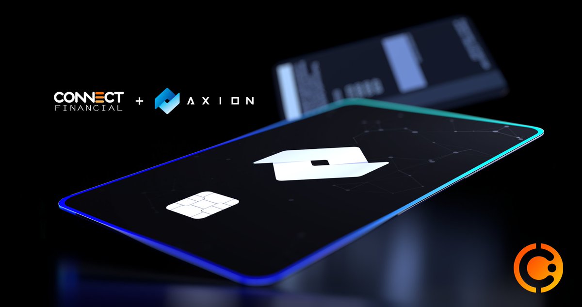 axion_network's tweet image. 1) To add even more to the list of everything that's coming for Axion, we have a beautiful render from the @ConnectWallet team showing off the OG-5555 Limited Edition card design (design pending Visa approval).

$AXN ♥️ $CNFI #Axion #ConnectFinancial