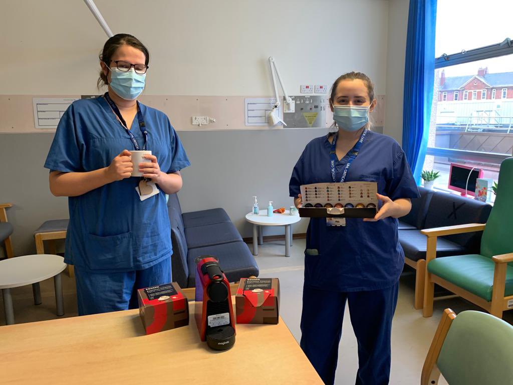 Kerry Anne Symes-Prosho (@kprosho) on Twitter photo <a href="/nhscoffeeappeal/">NHS coffee appeal 💙</a> thank you for the lovely coffee machine we received today on the ITU at the Leicester Royal Infirmary. It was gratefully received 😊☕️ We can never have to much coffee!! <a href="/Leic_hospital/">Leicester's Hospitals</a> <a href="/ItapsTeam/">TEAM_ITAPS</a> <a href="/nhscoffeeappeal/">NHS coffee appeal 💙</a> thank you for the lovely coffee machine we received today on the ITU at the Leicester Royal Infirmary. It was gratefully received 😊☕️ We can never have to much coffee!! <a href="/Leic_hospital/">Leicester's Hospitals</a> <a href="/ItapsTeam/">TEAM_ITAPS</a>