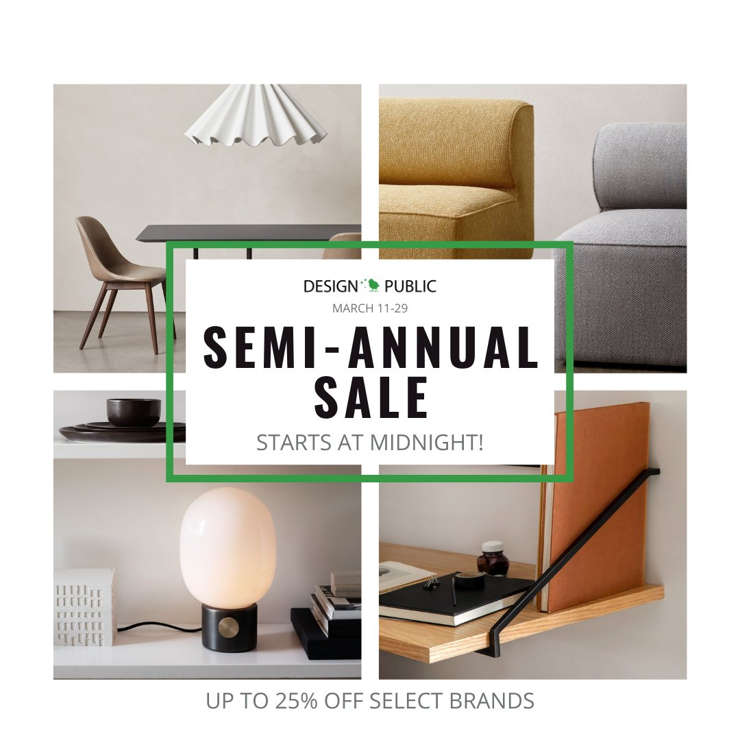 designpublic's tweet photo. Put your fancy pants on...our Semi-Annual sale starts tonight at midnight! So many products, so many favorite brands, so heavily discounted. https://t.co/8fGrJu9YWn
Brand feature: Menu
#sale #menuspace #updateyourspace #renovation #homeinspiration #interiordesign #workfromhome https://t.co/tyQHFleoL7