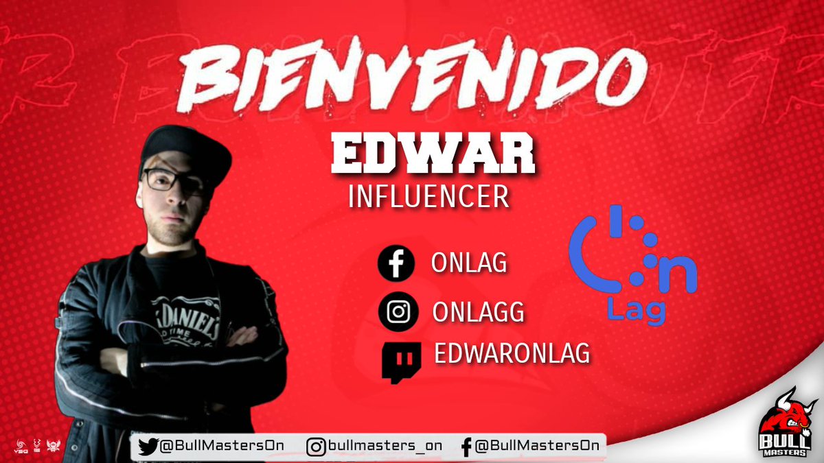 BullMastersOn's tweet photo. BIENVENIDO ‼
El dia de hoy se suma al equipo de influenciadores de Bulls, nuestro gran y viejo amigo @Onlag_  

Atentos a sus diferentes trasmisiones que vienen llenas de emociones 

#GoBull ❤🐂❤ https://t.co/oHy9lUcH7q