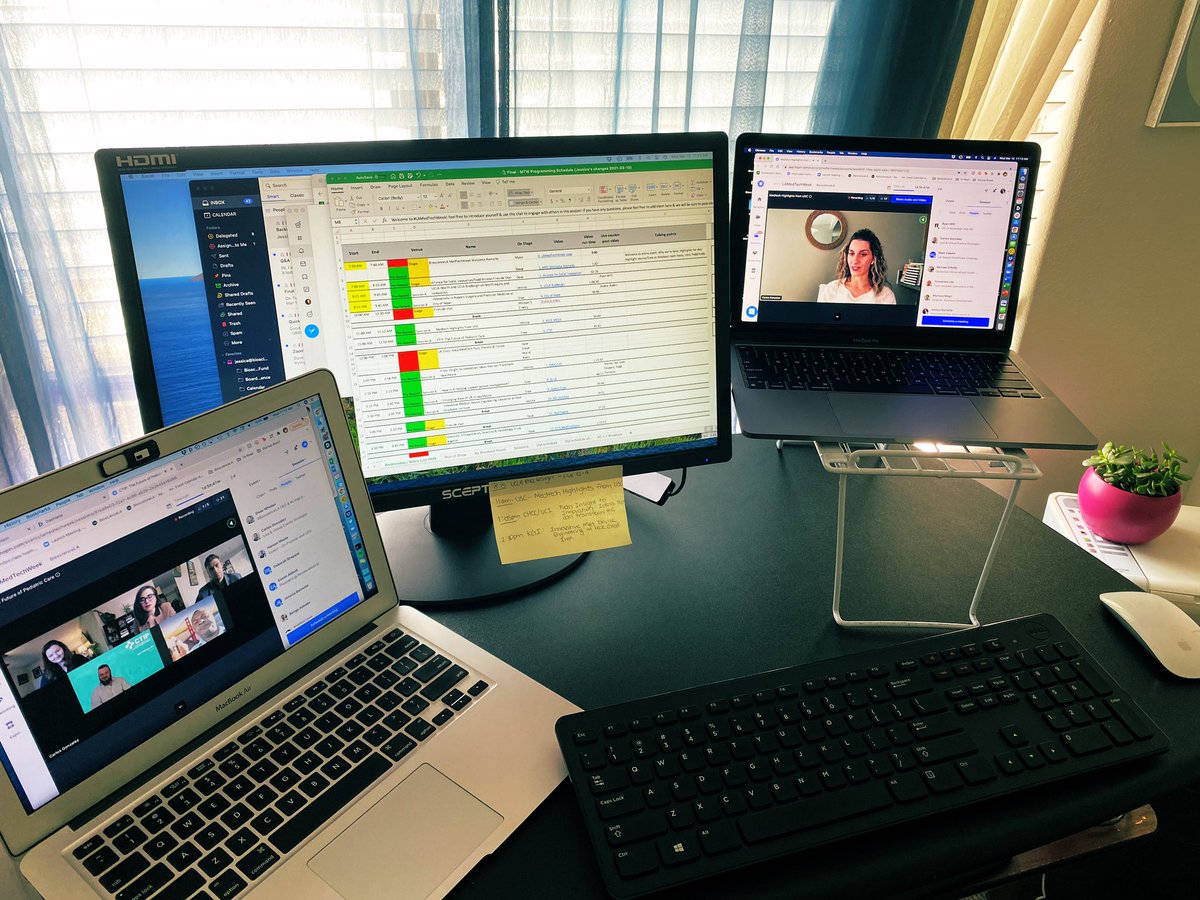 2 breakout sessions, 3 screens 👩🏻‍💻.... must be #LAMedTechWeek ! 🥳 

It’s not too late to join the fun 🙃 bit.ly/38JLkzt

<a href="/BioscienceLA/">BioscienceLA</a> @westcoastctip <a href="/USCMESH/">USC MESH ACADEMY</a>  #LongLA  @MJ_Rodgers1 <a href="/JuanEspinozaMD/">Juan Espinoza</a>