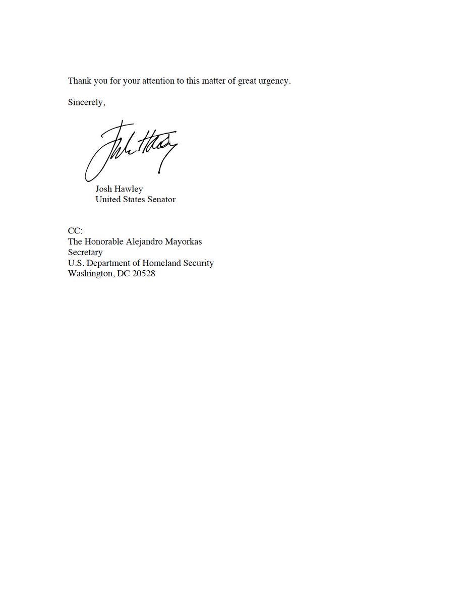 Josh Hawley tweet media