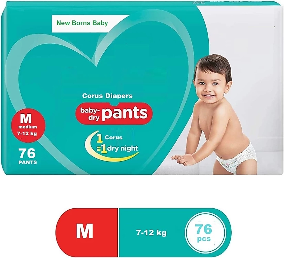 CORUS Soft Pants Baby Diapers Lotion with Aloe Vera - L
dl.flipkart.com/dl/corus-soft-…