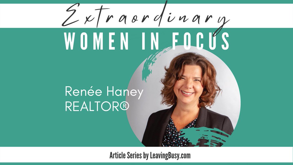 BusyLeaving's tweet photo. Celebrating Monday’s International Women’s Day, I was inspired to begin a series called Extraordinary Women in Focus.
My first article features my lovely friend, Renée Haney REALTOR® 
https://t.co/BuxkHFFqnj https://t.co/0moIicB7SQ