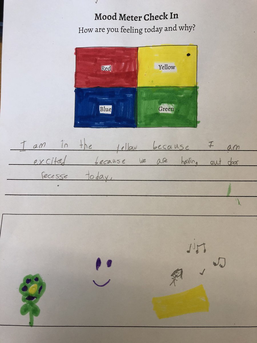 SamJannotte's tweet photo. Sometimes all we need is a little bit of ☀️ to make our day bright! Who’s with me? #moodmeter #dailycheckins #sunshine @YaleEmotion @OsideSchool5 @OSchoolsPR @DianeProvvido @rulerapproach https://t.co/HJRwdR5uCz