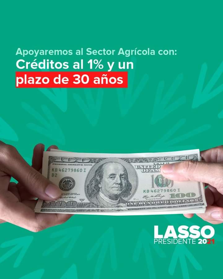 Ofrecimiento desesperado de Lasso. Porqué no lo hizo antes con su banco?