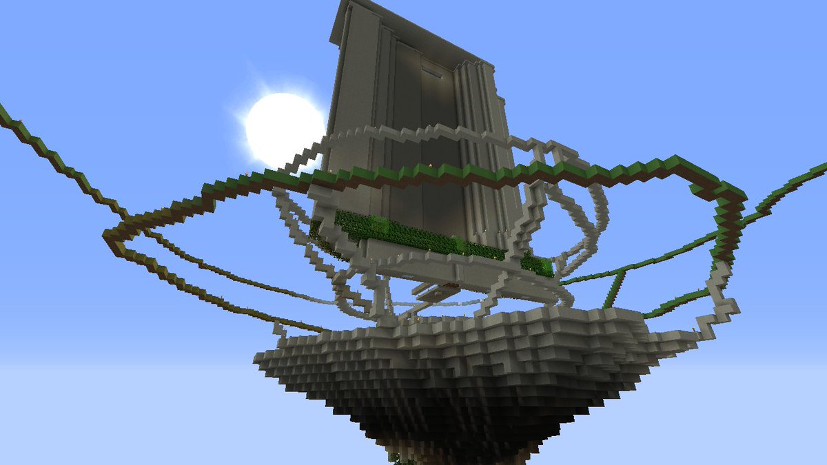 Nandysokar's tweet photo. Working on my flying Island while listening to @ParcastNetwork 's serial killers is the favorite spare time activity for me xD xD #minecraft #minecraftbuilds #minecraftmegabuilds https://t.co/OXxD8cL1L2
