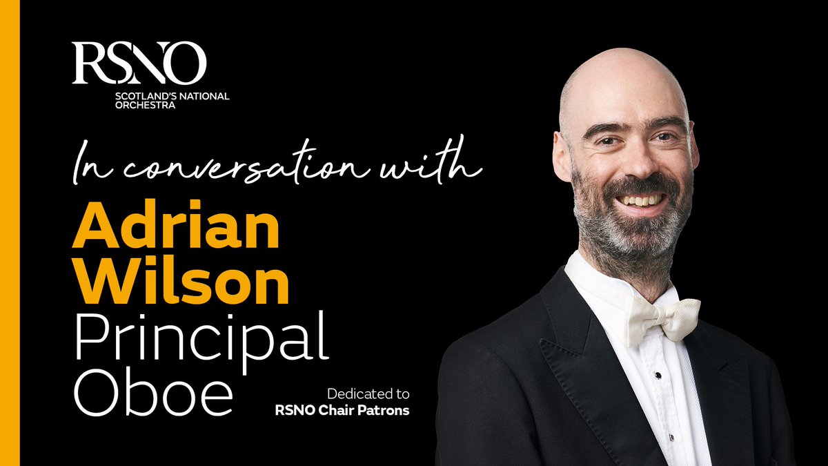 New episode of 'In Conversation With' now live! Join Principal Oboe Adrian Wilson as he discusses everything from top tips for auditions to fascinating insights into playing the oboe. Watch now at: youtu.be/9nW6fpn1HZs