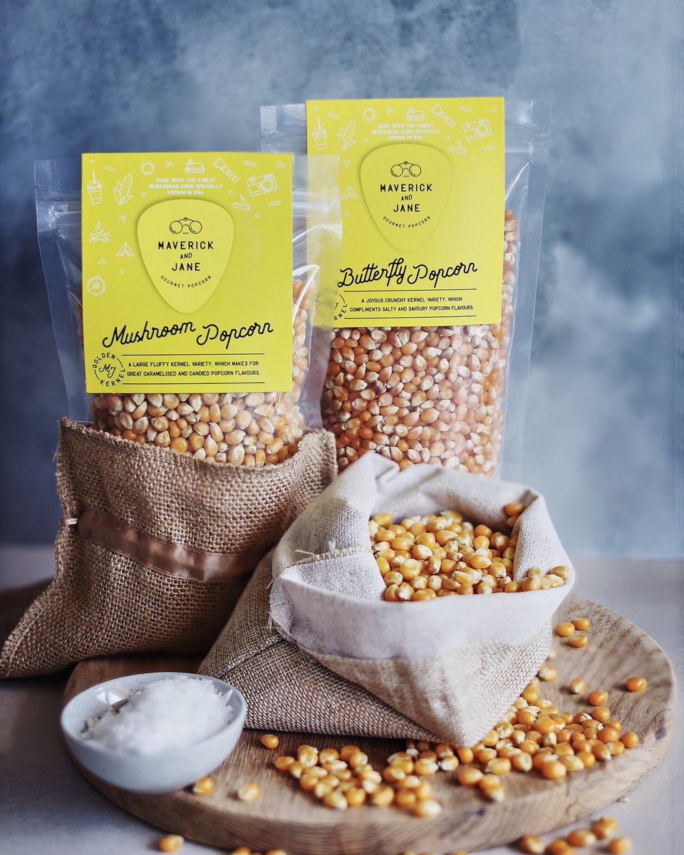 Say hello to MJ Golden Kernel! It's been a few years in the cultivating and we're super thrilled to share that we've collaborated with local farmers to grow our fine Nesbrakan corn in the fertile fields of South Africa! Happy Popping!