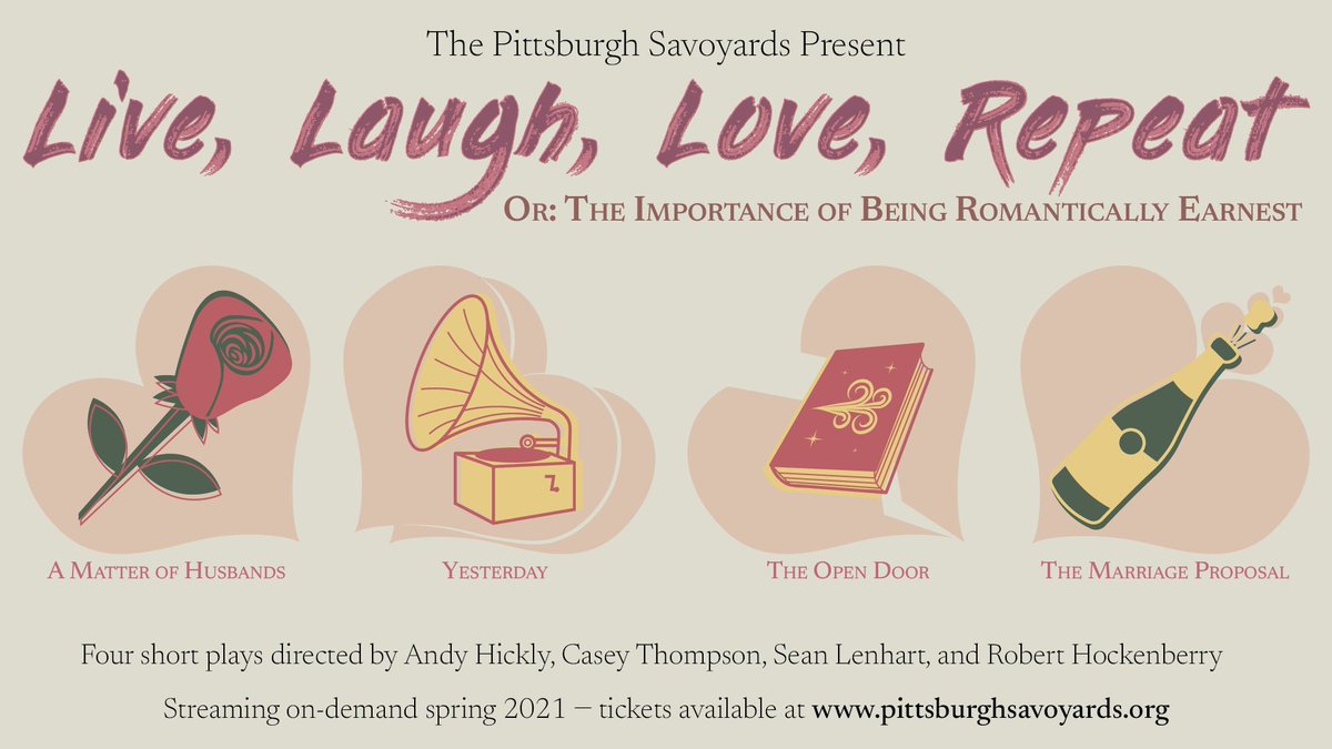 PghSavoyards's tweet photo. We have been hard at work rehearsing and planning and filming this lovely little spring production! Keep an eye out for some announcements about official stream date + other informative content leading up to it! https://t.co/xvXwIRHvVE
