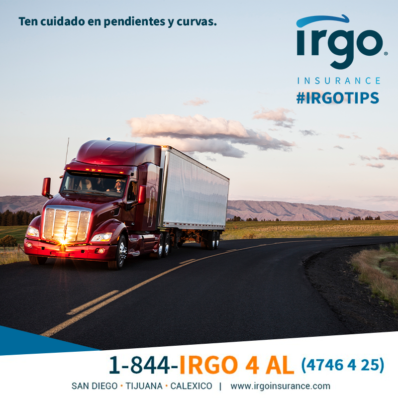 IRGOInsurance's tweet image. #IRGOTip | Ten cuidado en pendientes y curvas.

Para más detalles llámanos:
US 1-844-IRGO4AL
MX 01-800-IRGO000
irgoinsurance.com

#Insurance #IRGO #Seguros #IRGOInsurance #Proteccion #Traileros #TruckStop #TruckersLife #TruckLife