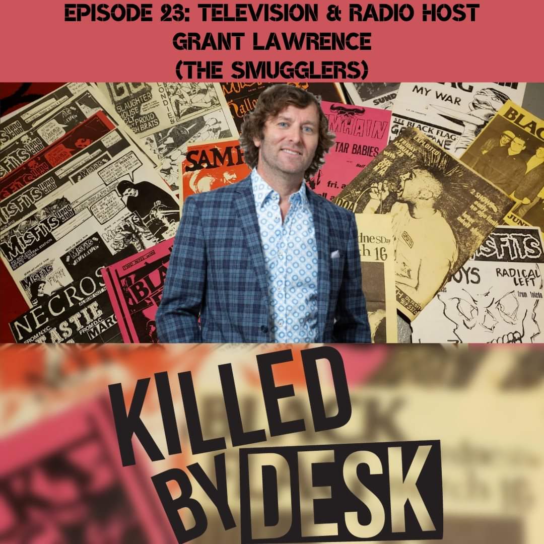 ItsTheSmugglers's tweet photo. The @KilledByDesk podcast interview @GrantLawrence of @ItsTheSmugglers
#mintrecords #LOOKOUTrecords 
#lookoutzoomout 
https://t.co/yheIGQ0qqg https://t.co/ZgdFqru4m6