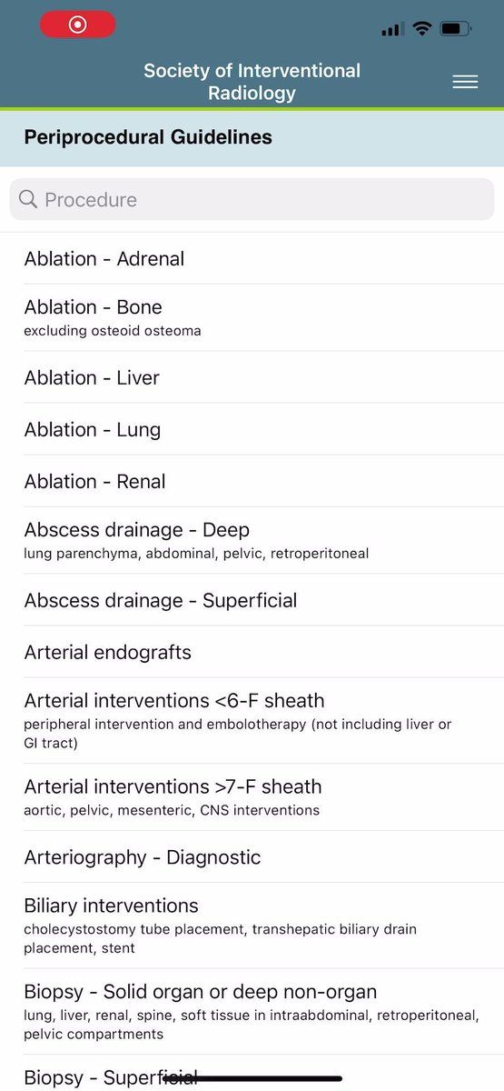 SIR is proud to announce the launch of our first mobile app. The SIR Guidelines App provides evidence-based, patient-specific information for the peri-procedural management of anti-coagulants and antibiotics for a host of #IRad procedures.  Get it during #SIR2021!