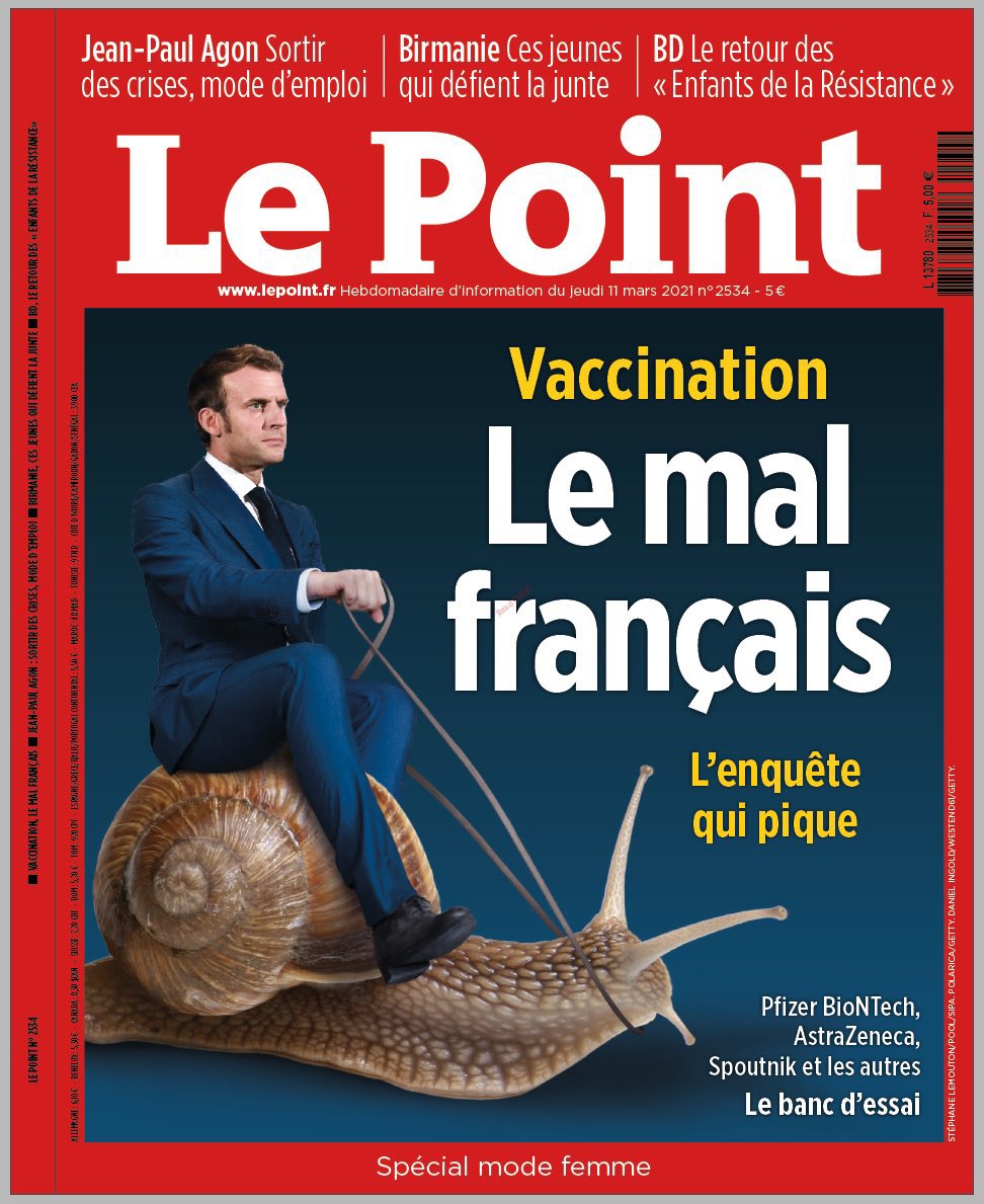 Cette une du Point est juste énorme.