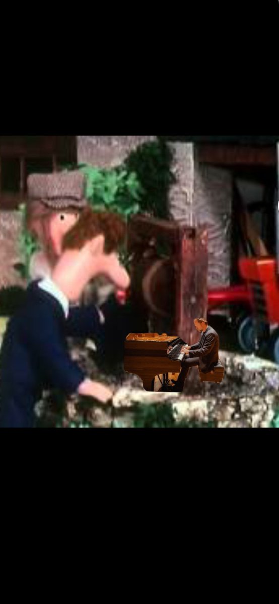 PostmanPat__'s tweet image. &quot;Bloody stupid wishing-well !!! . . .  . . 
I did NOT wish for a twelve-inch Pianist&quot;