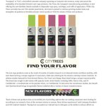 Image for the Tweet beginning: $CLSH PR New Vape Blends