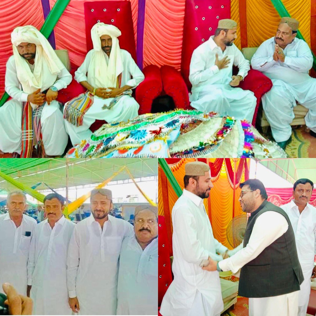 JuniorFazilRahu's tweet photo. Badin(S.F.Rahu): Attended marriage ceremonies of Chandio,Memon n Notkani communities in Taluka S.F.Rahu.
Offered condolences to the departed souls in UC Tarai.
#PPP #PS74 #Badin #SFR https://t.co/GqHtIPYk5C