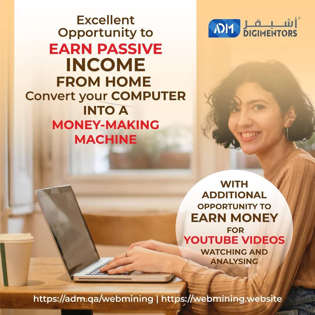 getcoffeefresh's tweet image. Convert your computer into a money-making tool and let it make passive income for you! You can earn $10 to $25 per day, just for keeping your computer on.
adm.qa/webmining#a_ai…