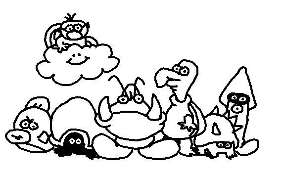 More Rosalina plus some enemies 
#SuperMario 