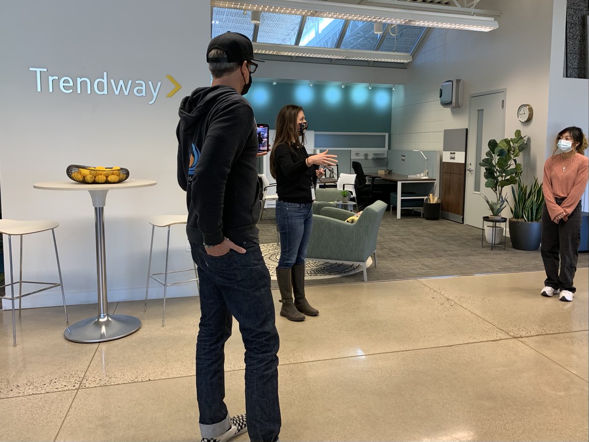 Th3KCADxrLAB's tweet image. We&apos;re always excited to tackle new challenges in designing XR solutions, here&apos;s a peek into our on-site visit at @Trendway last week as we set the groundwork for an immersive #virtualexperience that will help bring their working showroom to life! 

Photo Cred: Joan Sechrist