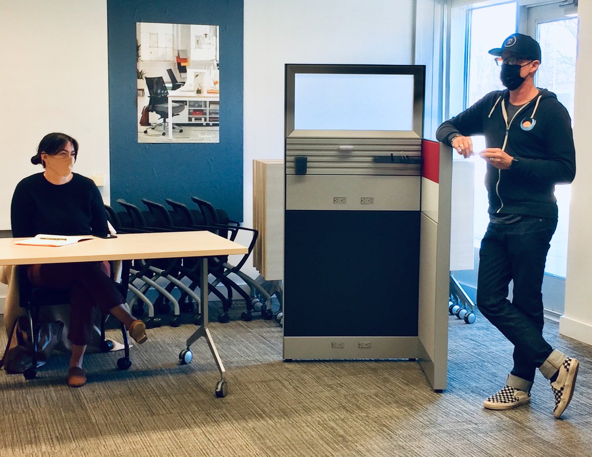 Th3KCADxrLAB's tweet image. We&apos;re always excited to tackle new challenges in designing XR solutions, here&apos;s a peek into our on-site visit at @Trendway last week as we set the groundwork for an immersive #virtualexperience that will help bring their working showroom to life! 

Photo Cred: Joan Sechrist