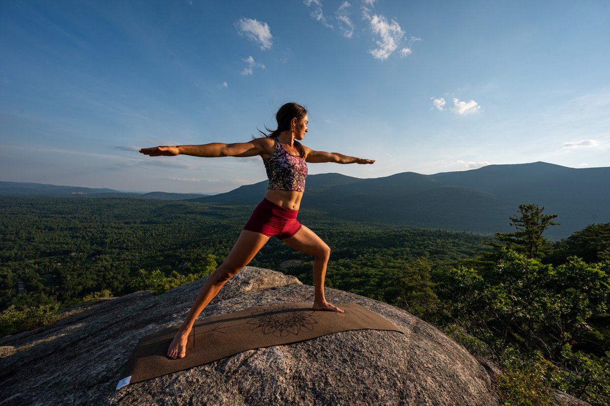 Our eco-friendly and biodegradable Mandala Cork Yoga Mat is Beautifully designed, with alignment &amp; posture in mind, the geometric lines help you place your hands &amp; feet properly to ensure correct posture.