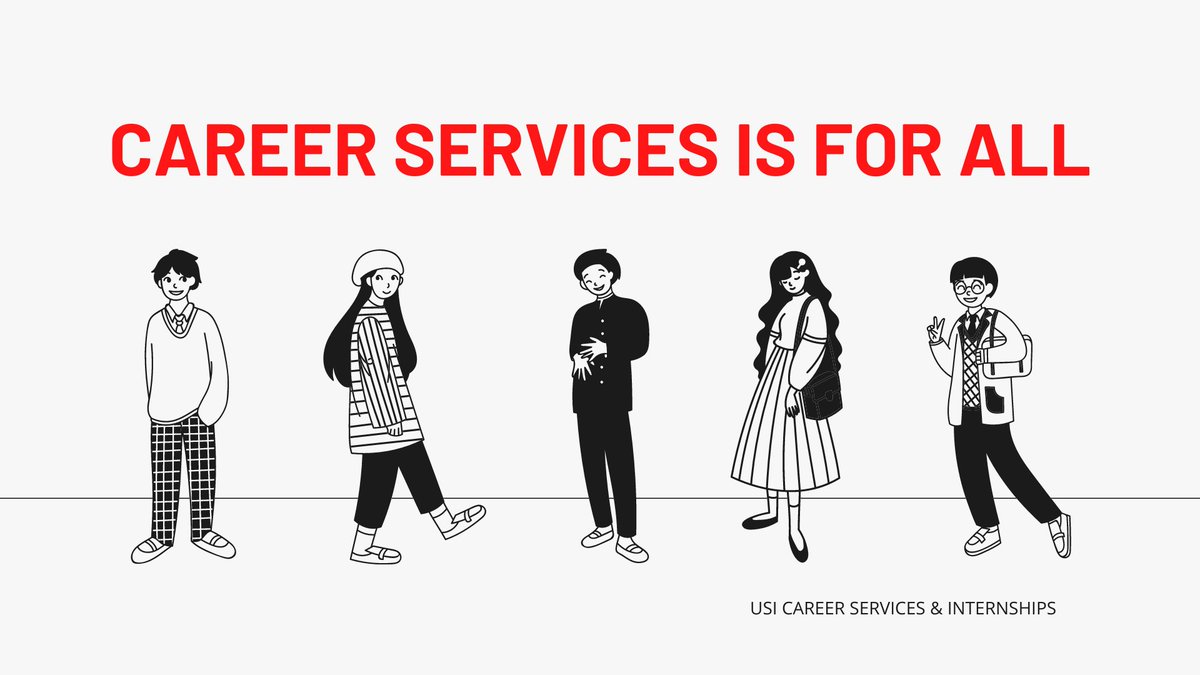 USICareers's tweet photo. USI Career Services is not just for one certain group, major, age, etc. All are welcome because we want you to be successful in life! Don't think you are too young or unqualified to come get a head start on your career. #USICareers 🦅 https://t.co/wIoafDPnjs