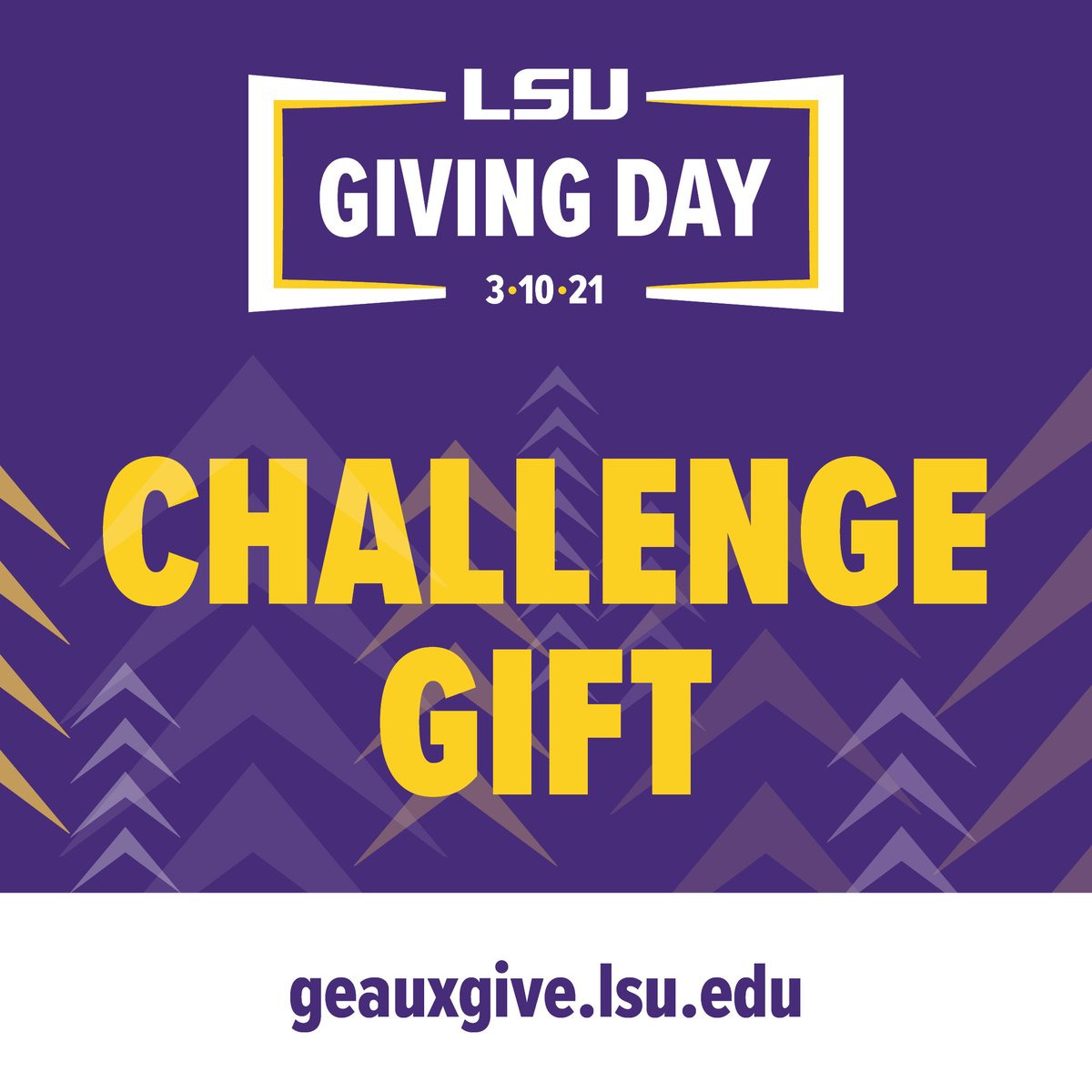 Every gift made to the <a href="/LSUHSS/">LSU College of Humanities & Social Sciences</a> Scholarship Fund will be matched dollar for dollar up to $1,000 by Cheryl Fasullo (Humanities &amp; Social Sciences, '76). geauxgive.lsu.edu. #LSUGivingDay #LSUHSS