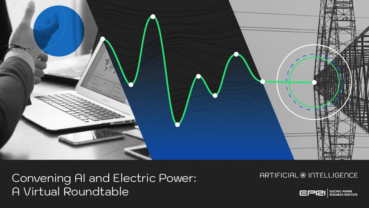 EPRINews's tweet photo. Learn how the electric power industry will use #AI to shape the future power grid. Join @EPRINews Virtual Roundtable with @AmerenCorp @cpsenergy @Microsoft @NREL @StanfordEnergy @rwi_synthetics 3/18 11am-2:30pm ET https://t.co/6e682UbWN3 #AIandElectricity https://t.co/4hDYWk2pHN